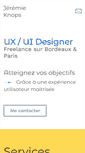 Mobile Screenshot of jeremieknops.com